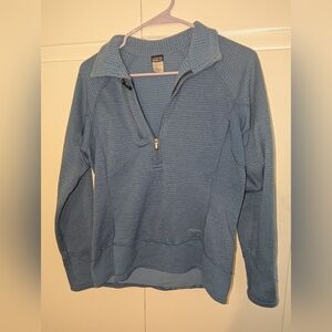 Patagonia Women's Blue Half-Zip Sweater